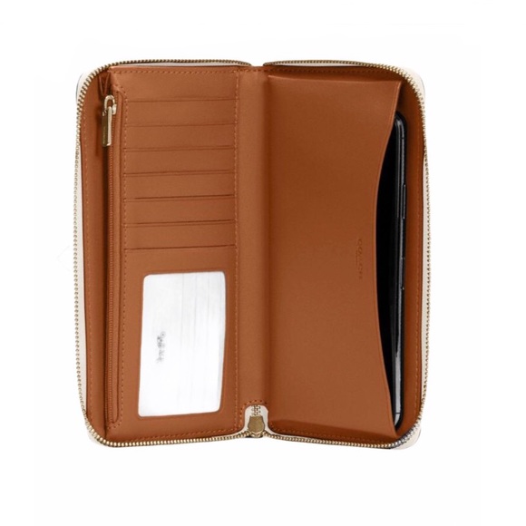 NWT COACH Dempsey Large Phone Wallet - Picture 2 of 2